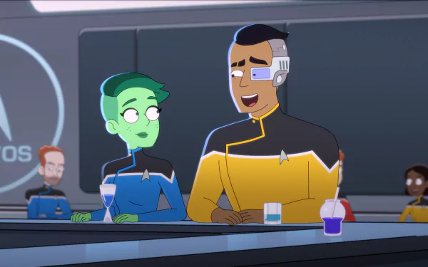 Sam Rutherford D'Vana Tendi Star Trek TV Show Star Trek: Lower Decks HD Desktop Wallpaper | Background Image