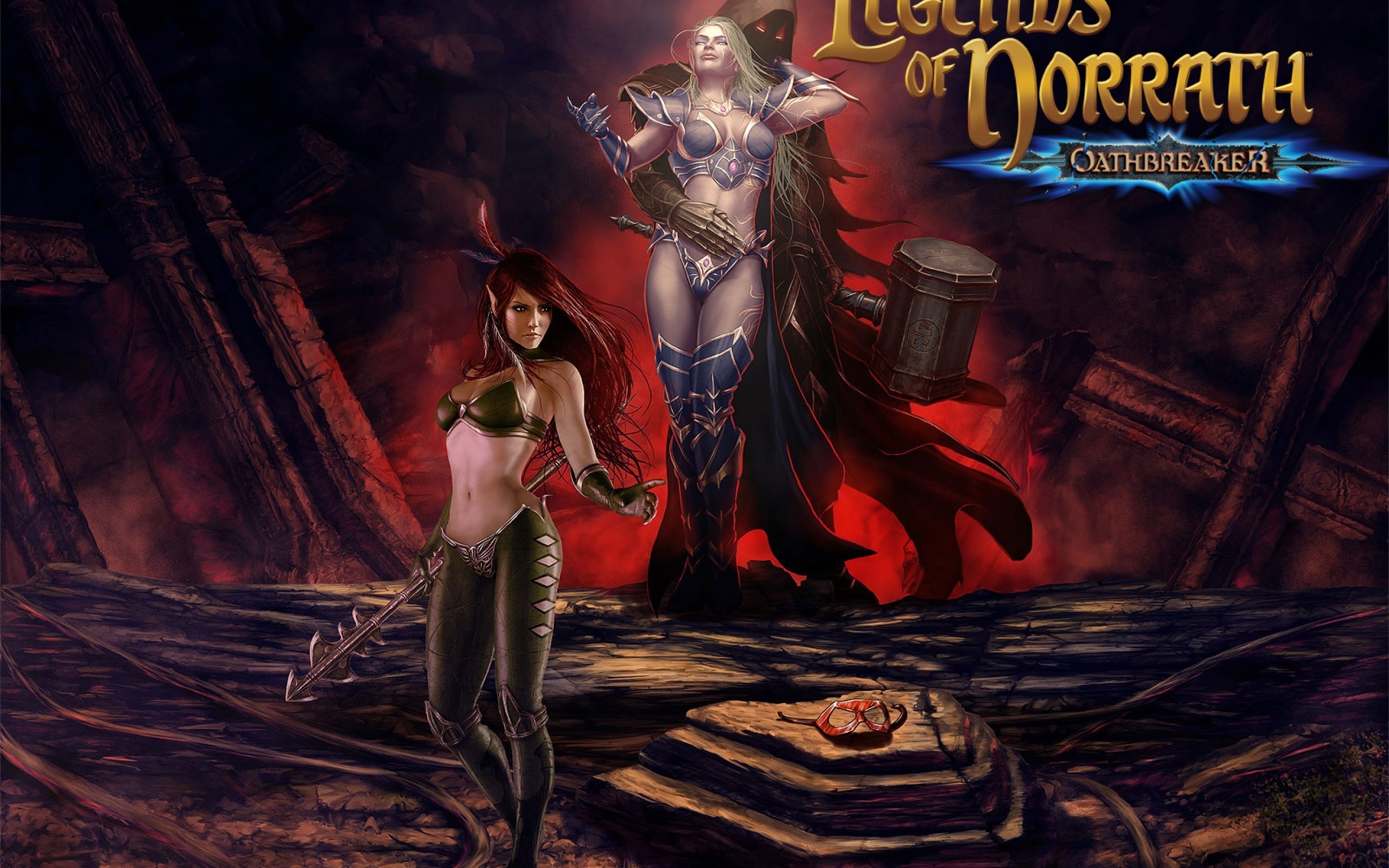 Fantasy wallpaper with Legends of Norrath theme