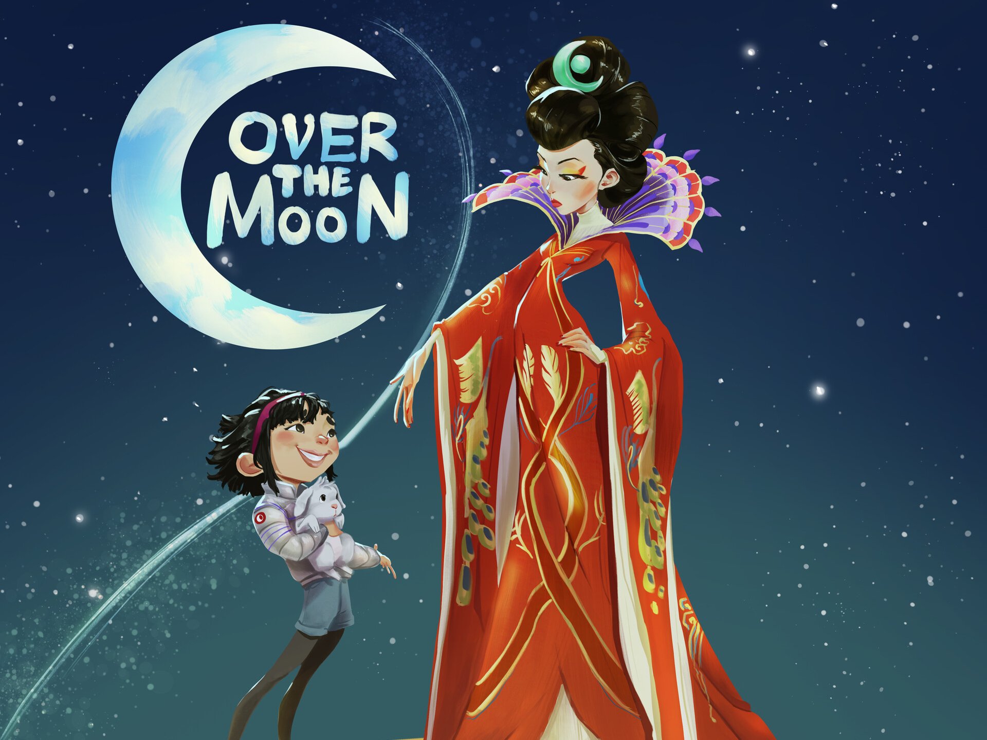 Download Bungee (Over The Moon) Chang'e (Over The Moon) Fei Fei Movie Over The Moon HD Wallpaper