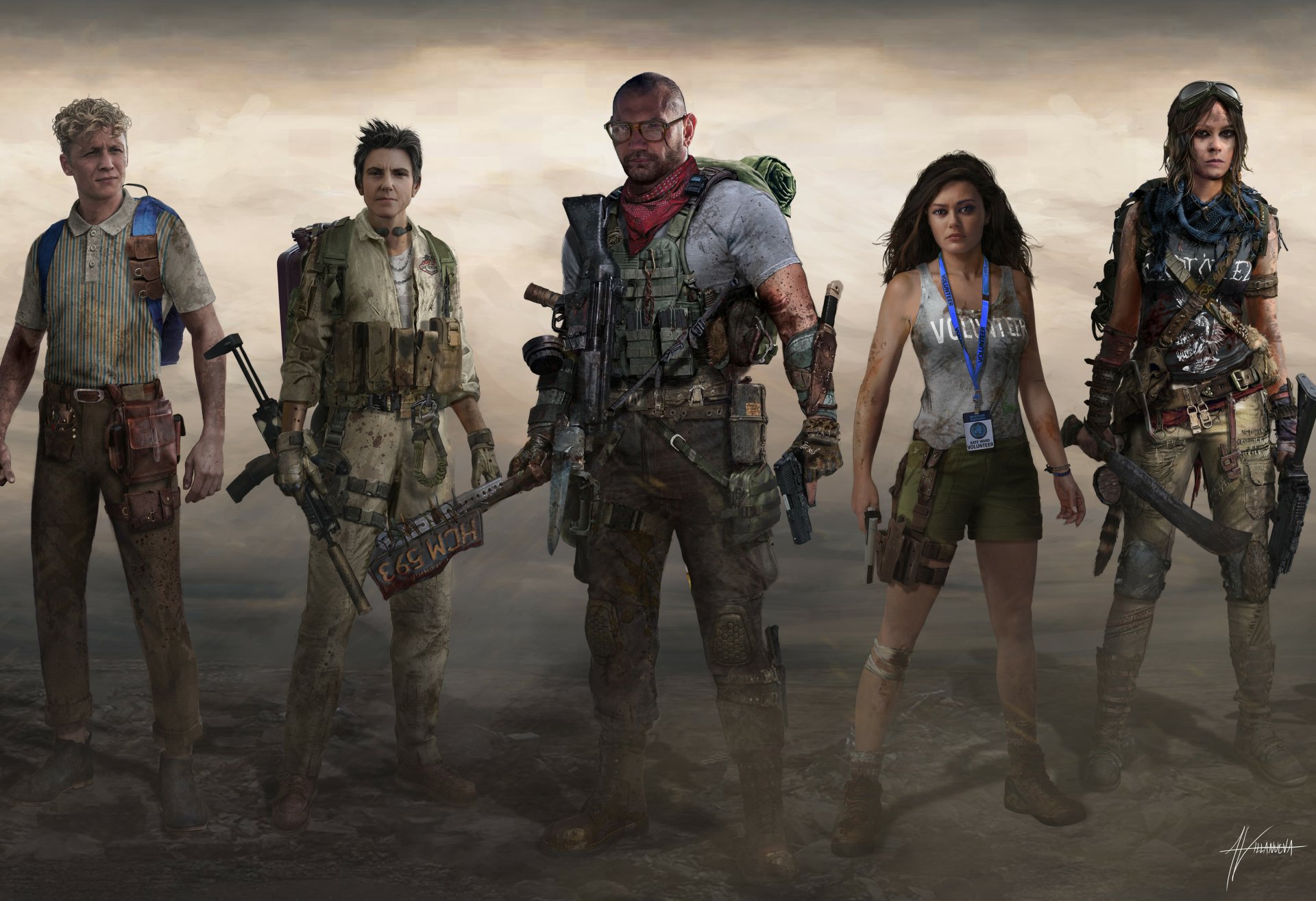 Download Lilly (Army Of The Dead) Marianne Peters Ludwig Dieter Scott Ward Kate Ward Movie Army Of The Dead (2021) 4k Ultra HD Wallpaper by Alan Villanueva