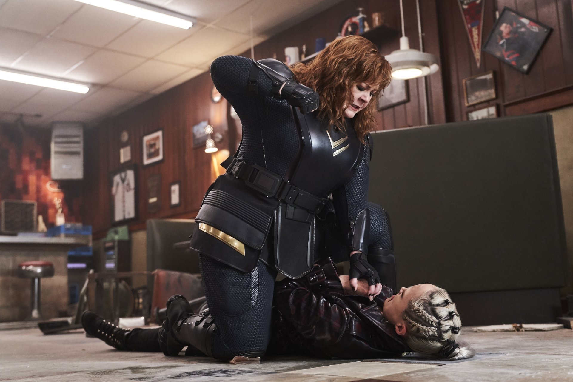 Download Pom Klementieff Melissa McCarthy Movie Thunder Force HD Wallpaper