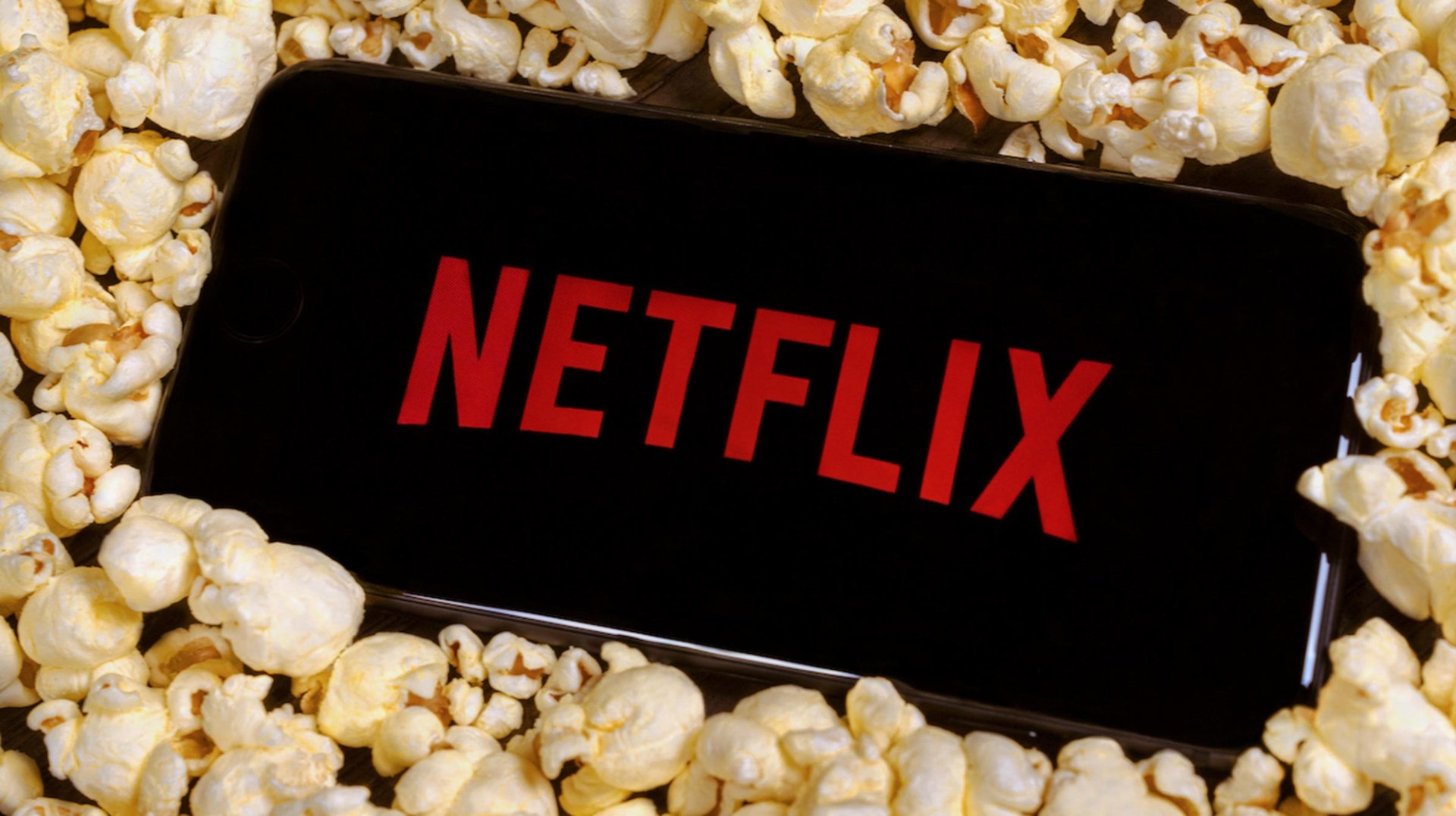 Download Smartphone Popcorn Technology Netflix HD Wallpaper