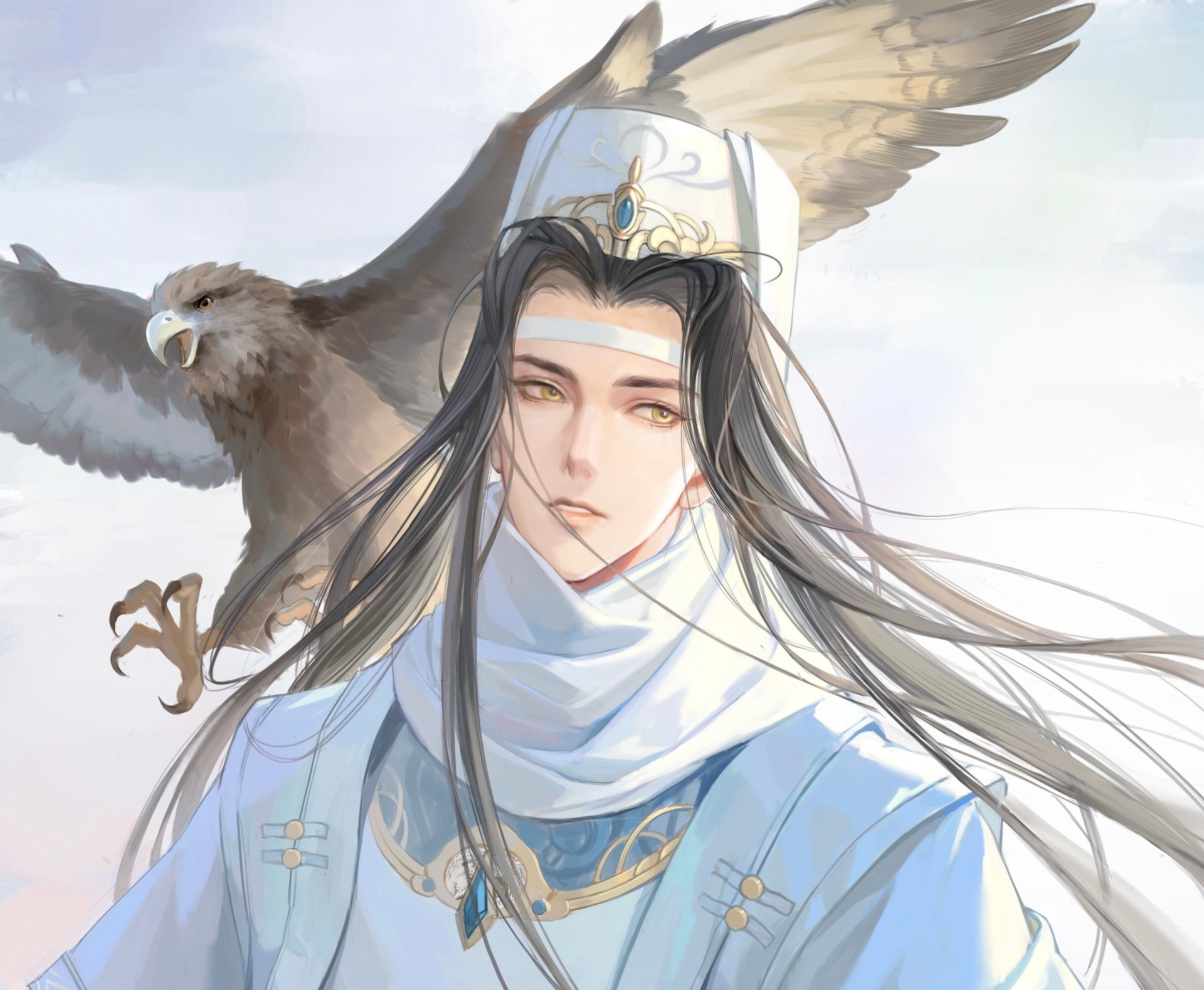 Download Lan Wangji Anime Mo Dao Zu Shi HD Wallpaper