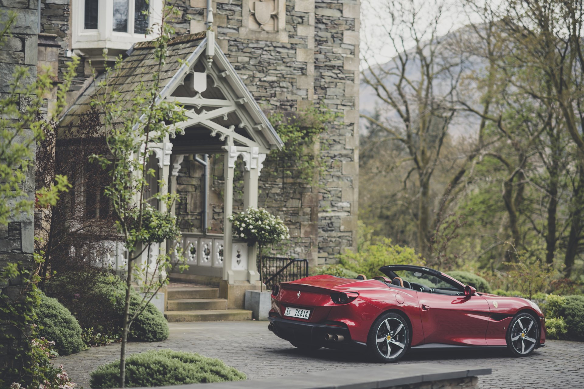 Download Supercar Ferrari Portofino Vehicle Ferrari Portofino M 8k Ultra HD Wallpaper