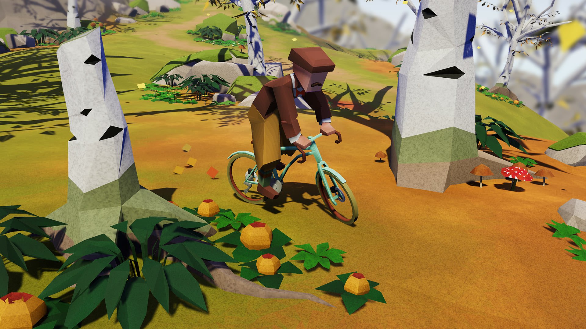 Download Video Game Lonely Mountains: Downhill HD Wallpaper