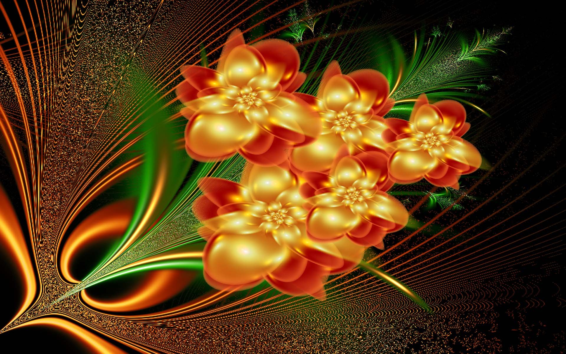 Artistic Flower HD Wallpaper