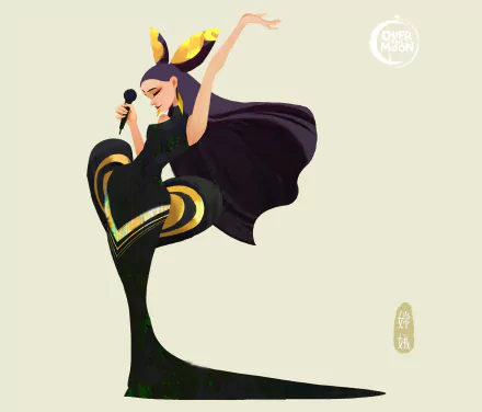 Chang'e (Over the Moon) movie Over the Moon HD Desktop Wallpaper | Background Image