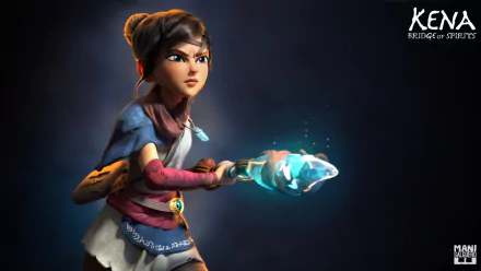 Kena (Kena: Bridge Of Spirits) video game Kena: Bridge of Spirits HD Desktop Wallpaper | Background Image