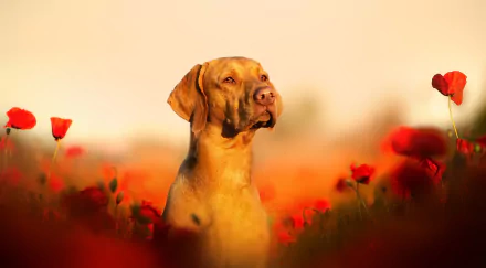 vizsla Animal dog HD Desktop Wallpaper | Background Image
