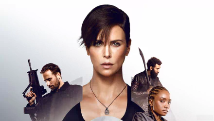 Booker (The Old Guard) Matthias Schoenaerts Yusuf Al-Kaysani Marwan Kenzari Nile Freeman Kiki Layne Andromache of Scythia Charlize Theron movie The Old Guard HD Desktop Wallpaper | Background Image