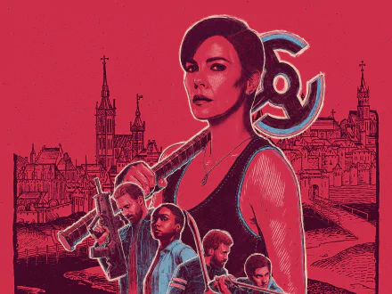Nicky (The Old Guard) Luca Marinelli Booker (The Old Guard) Matthias Schoenaerts Yusuf Al-Kaysani Marwan Kenzari Nile Freeman Kiki Layne Andromache of Scythia Charlize Theron movie The Old Guard HD Desktop Wallpaper | Background Image