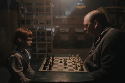 Bill Camp Beth Harmon Isla Johnston TV Show The Queen's Gambit HD Desktop Wallpaper | Background Image