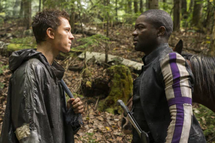 Aaron (Chaos Walking) David Oyelowo Todd Hewitt Tom Holland movie Chaos Walking HD Desktop Wallpaper | Background Image