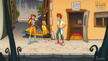 video game Elroy and the Aliens HD Desktop Wallpaper | Background Image