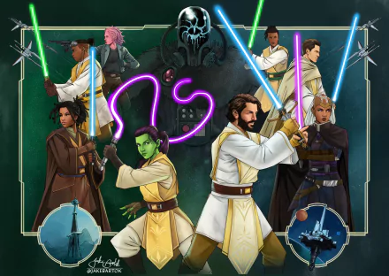  Star Wars: The High Republic Characters by Jake Bartok