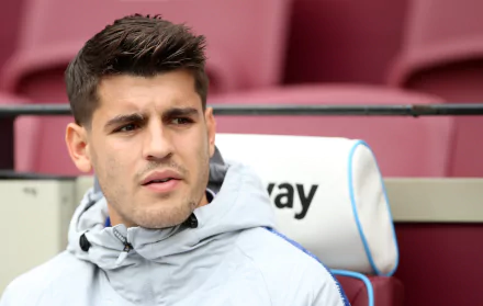 Spanish Alvaro Morata Sports HD Desktop Wallpaper | Background Image