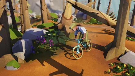 video game Lonely Mountains: Downhill HD Desktop Wallpaper | Background Image