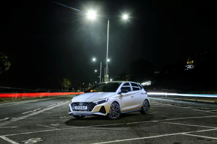 White Hyundai i20 N Line (BC3)