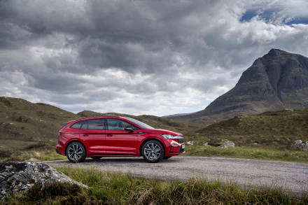  Red Škoda Enyaq Sportline iV 80