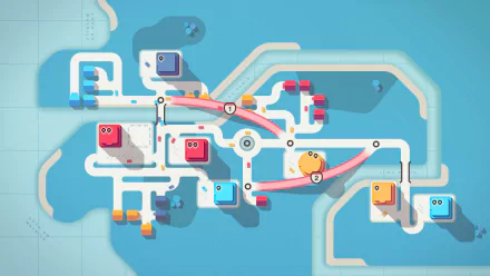 video game Mini Motorways HD Desktop Wallpaper | Background Image