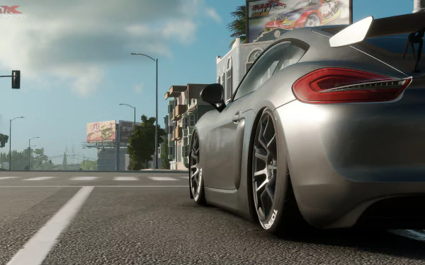 car Porsche 718 Cayman Porsche video game CarX Drift Racing HD Desktop Wallpaper | Background Image