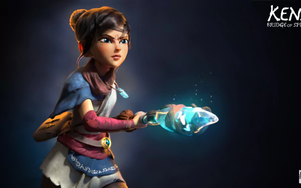 Kena (Kena: Bridge Of Spirits) video game Kena: Bridge of Spirits HD Desktop Wallpaper | Background Image