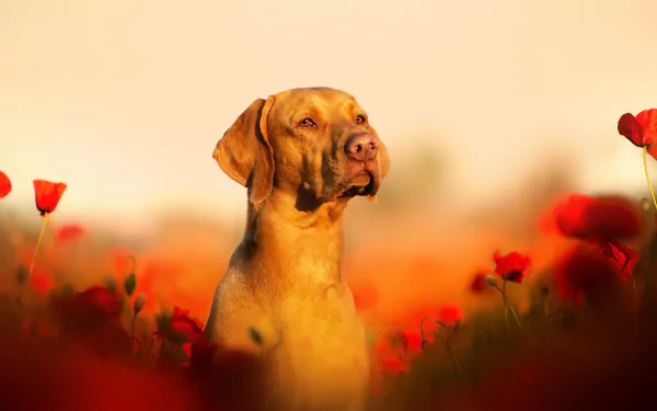 vizsla Animal dog HD Desktop Wallpaper | Background Image