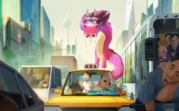 chinese dragon Long (Wish Dragon) Din Song movie Wish Dragon HD Desktop Wallpaper | Background Image