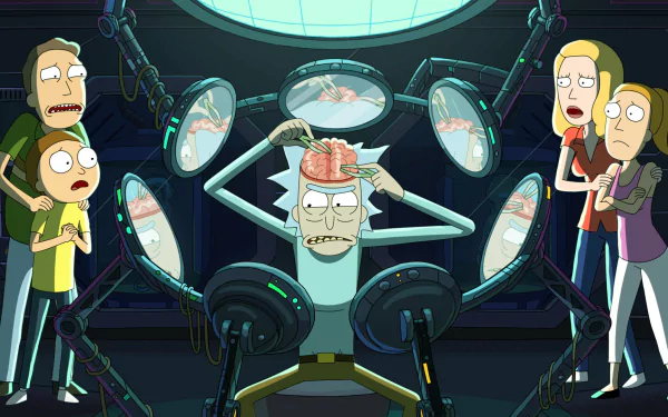 Summer Smith Beth Smith Jerry Smith Morty Smith Rick Sanchez TV Show Rick and Morty HD Desktop Wallpaper | Background Image
