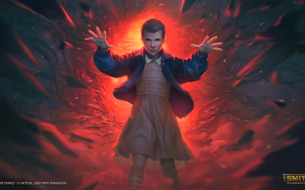  Smite X Stranger Things - Eleven Scylla