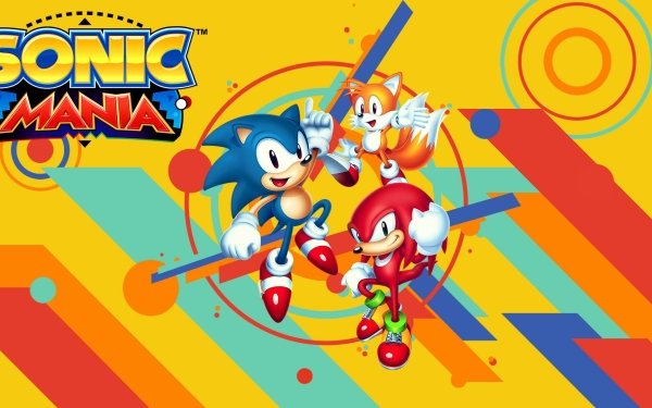 Video Game Sonic Mania Sonic Sonic the Hedgehog Knuckles the Echidna Miles 'Tails' Prower Classic Sonic Classic Knuckles Classic Tails HD Wallpaper | Background Image