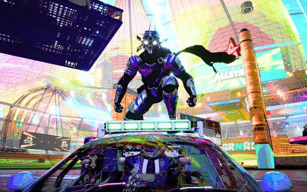 video game Destruction AllStars HD Desktop Wallpaper | Background Image