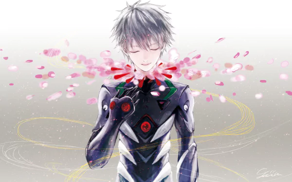Kaworu Nagisa Anime Neon Genesis Evangelion HD Desktop Wallpaper | Background Image
