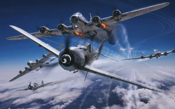 warplane luftwaffe military Focke-Wulf Fw 190 HD Desktop Wallpaper | Background Image