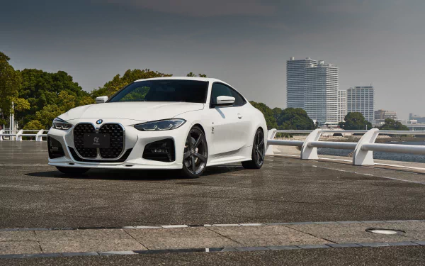  White BMW 4 Series Coupé M Sport Package (G22)