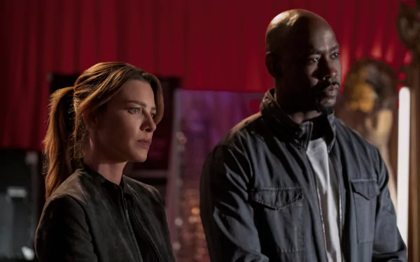 Amenadiel (Lucifer) D.B. Woodside Lauren German Chloe Decker TV Show Lucifer HD Desktop Wallpaper | Background Image