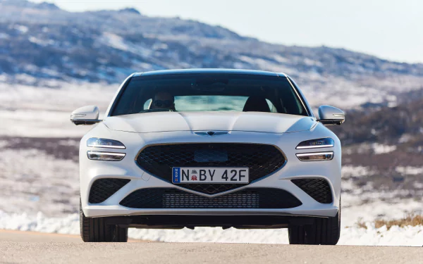  White 2021 Genesis G70 3.3T Sport