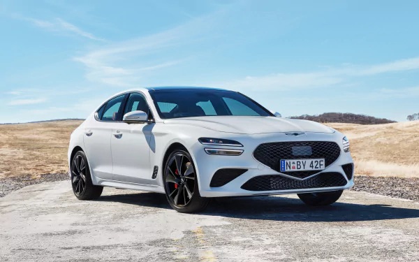  White 2021 Genesis G70 3.3T Sport