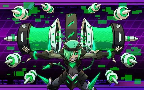 video game Azure Striker Gunvolt 2 HD Desktop Wallpaper | Background Image