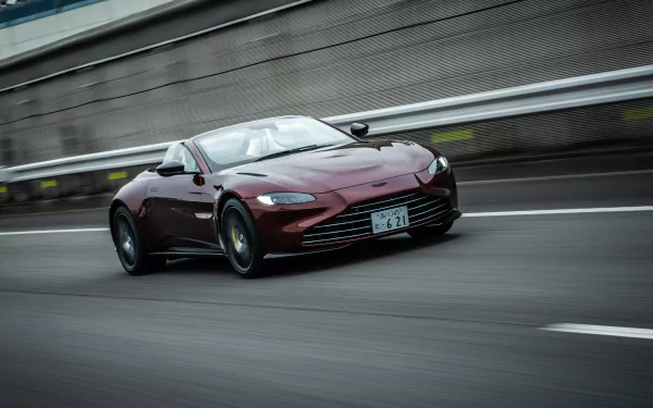  Red 2021 Aston Martin Vantage Roadster