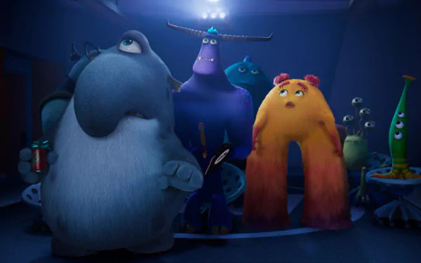 Duncan (Monsters Inc.) Fritz (Monsters Inc.) Val Little (Monsters Inc.) Tylor Tuskmon TV Show Monsters at Work HD Desktop Wallpaper | Background Image