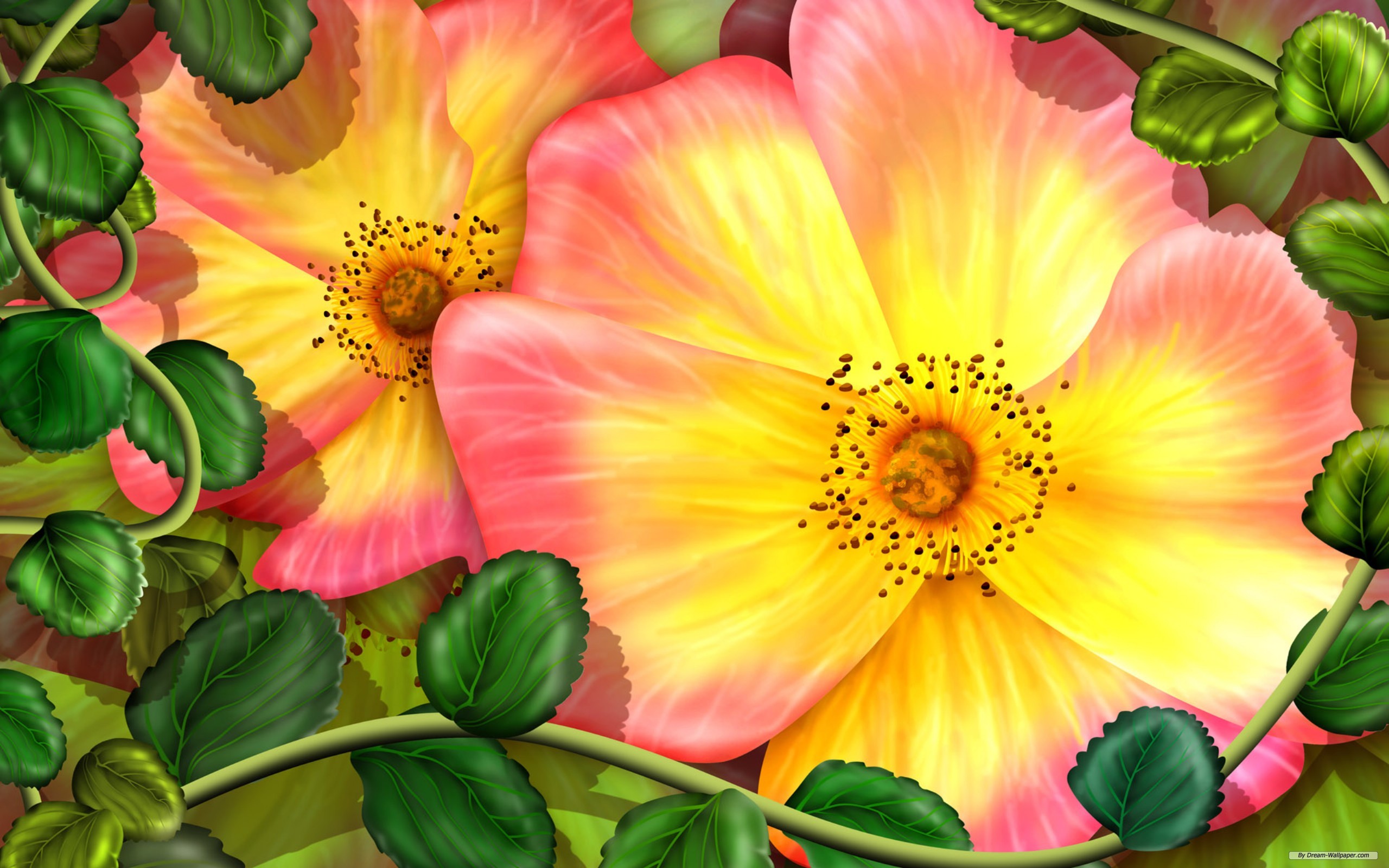 Artistic Flower HD Wallpaper | Background Image | 2560x1600