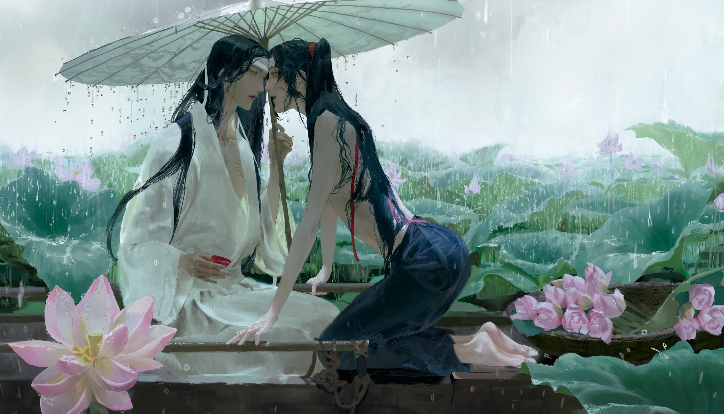 Download Mo Dao Zu Shi Wangxian Lovers Wallpaper