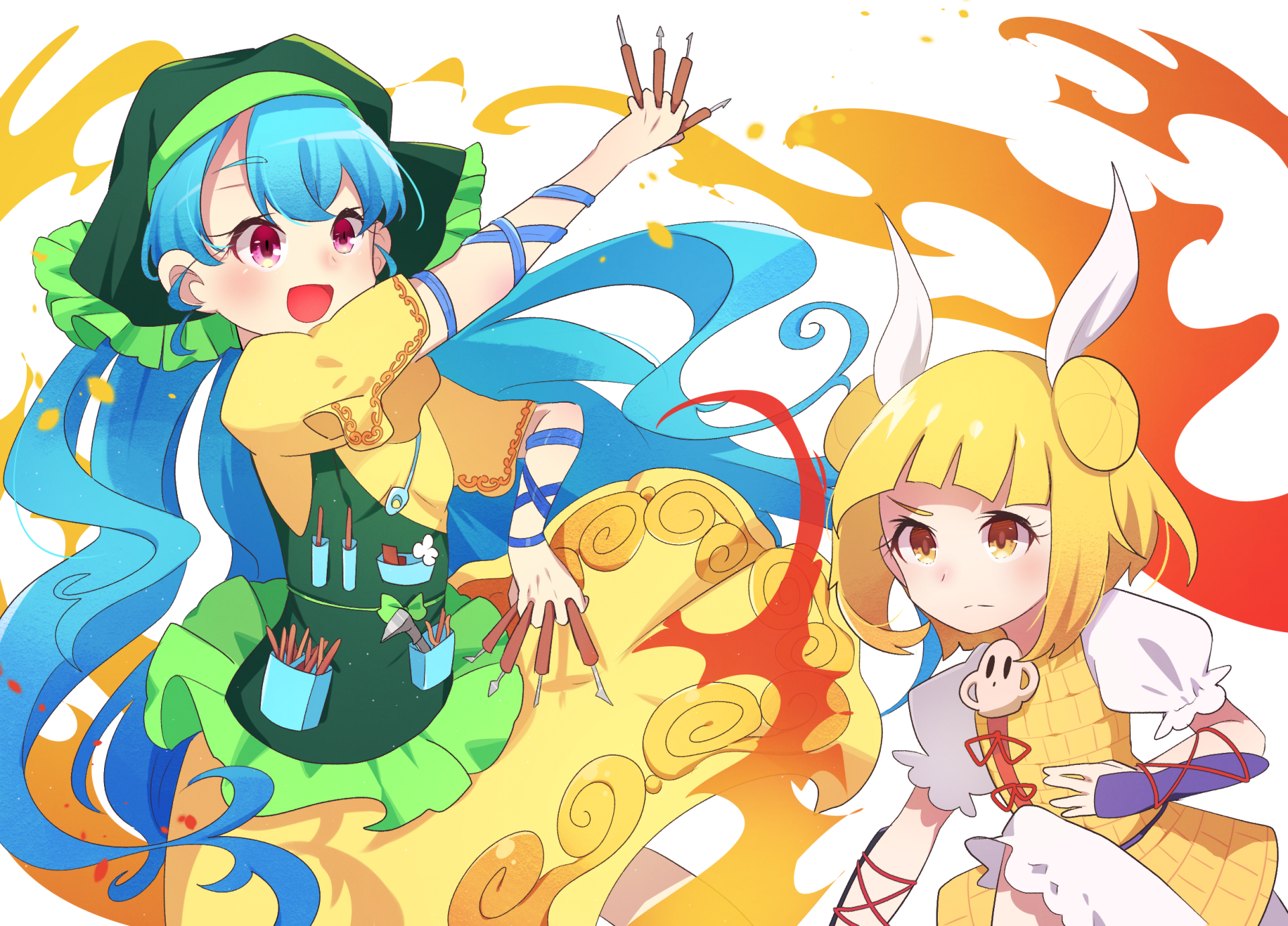 Download Mayumi Joutouguu Haniyasushin Keiki Anime Touhou HD Wallpaper