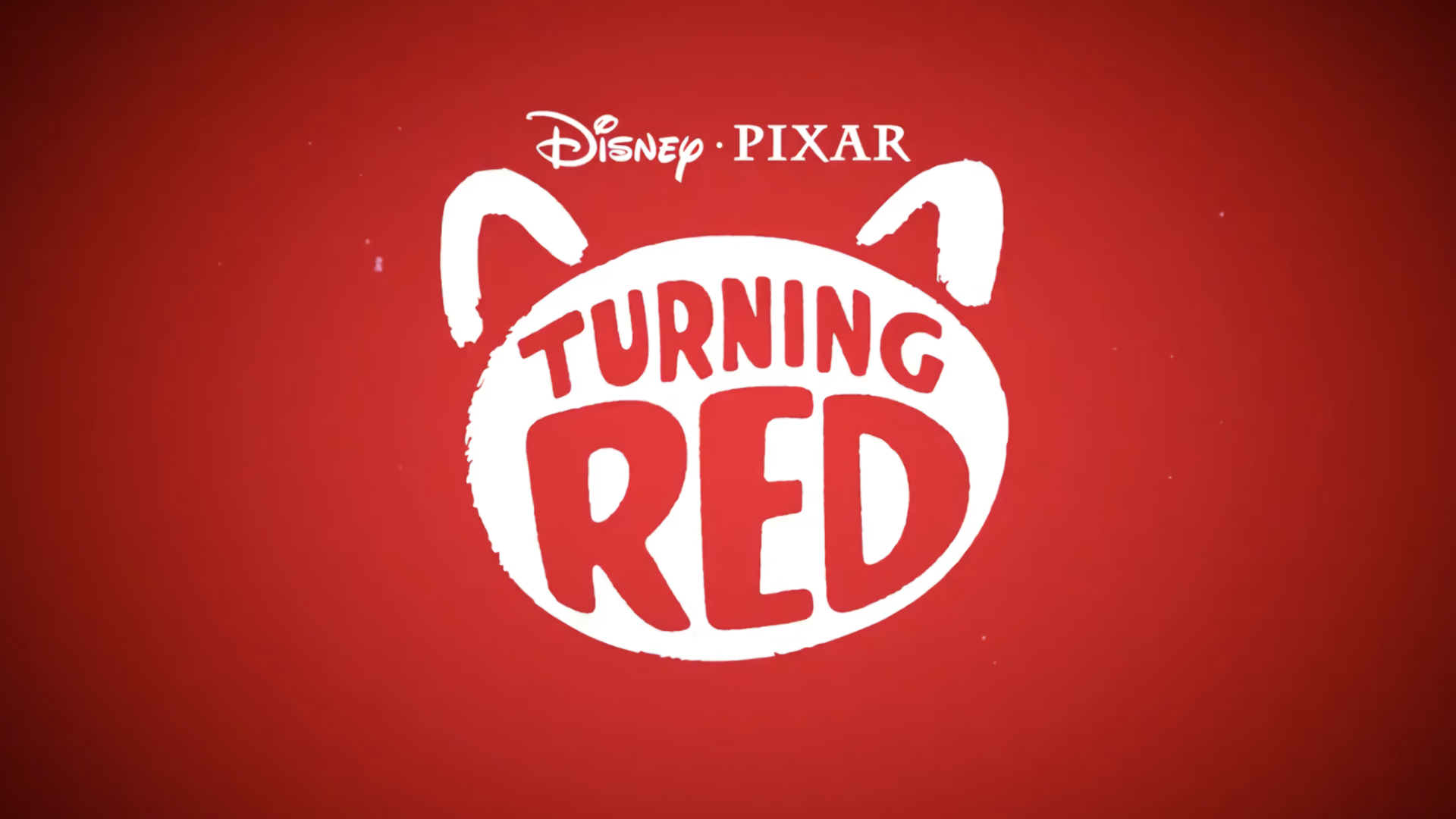 Download Logo Movie Turning Red HD Wallpaper