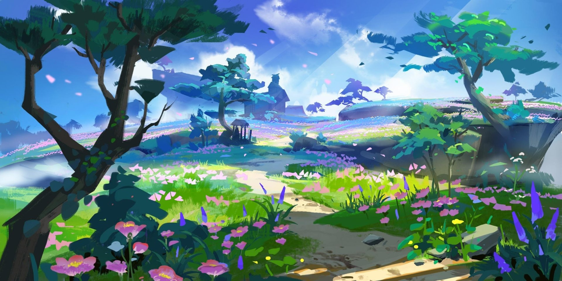 Inazuma serenity genshin impact hd wallpaper