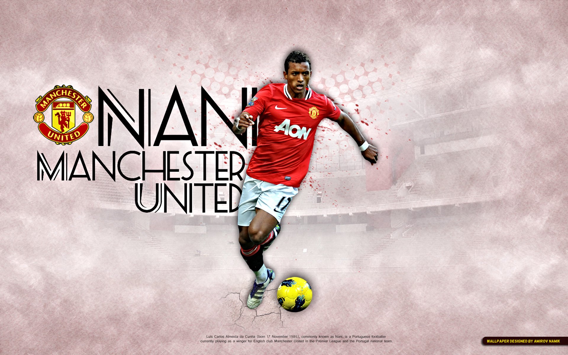 Luís Nani Hd Wallpaper By Namik Amirov