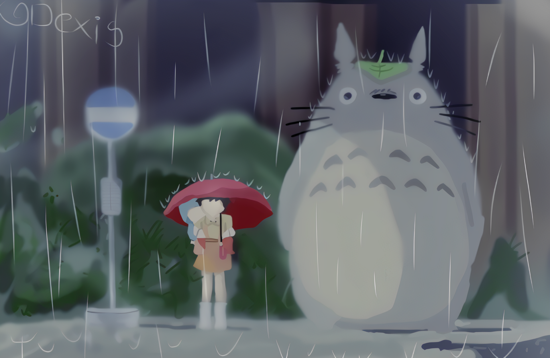 Download Anime My Neighbor Totoro HD Wallpaper by Dexis_123