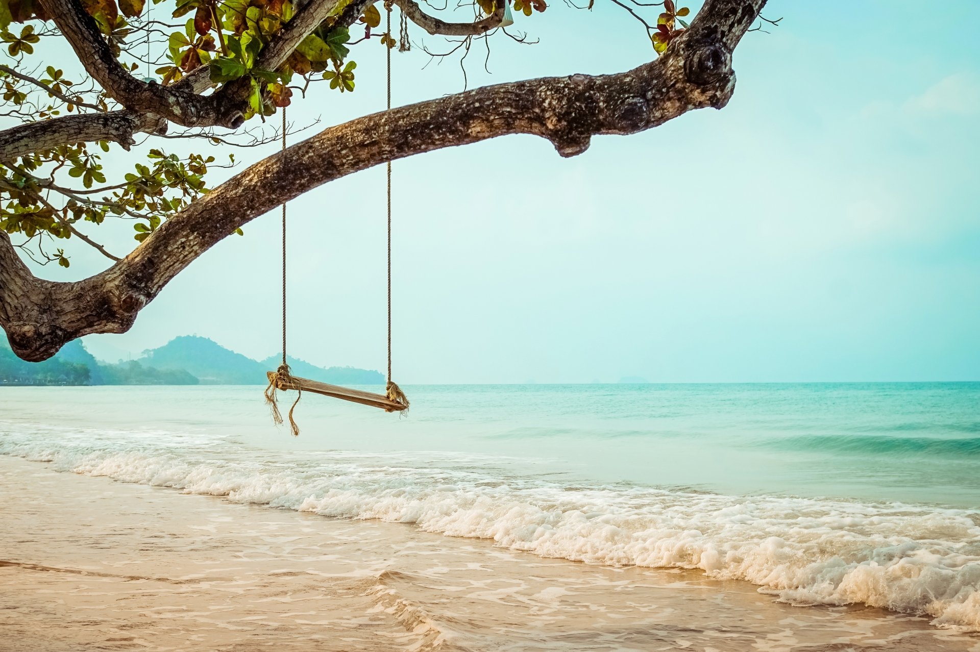 Download Ocean Photography Swing 4k Ultra HD Wallpaper