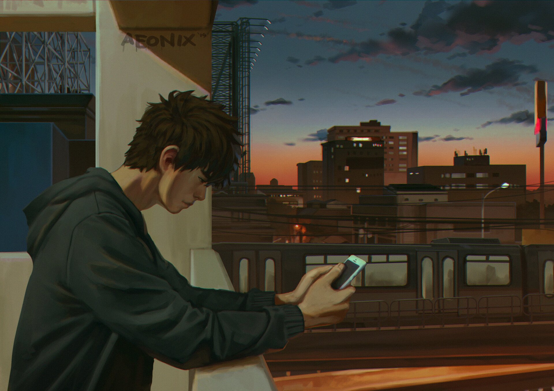 Anime Boy HD Wallpaper by Aeonix